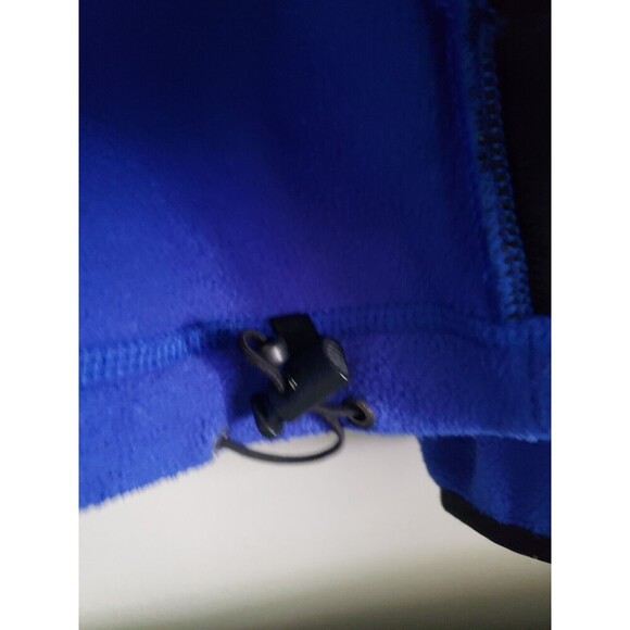 Timberland Fleece Jacket Men's 2XL Blue Black Trim Full Zip Front Athleisure - Picture 7 of 10